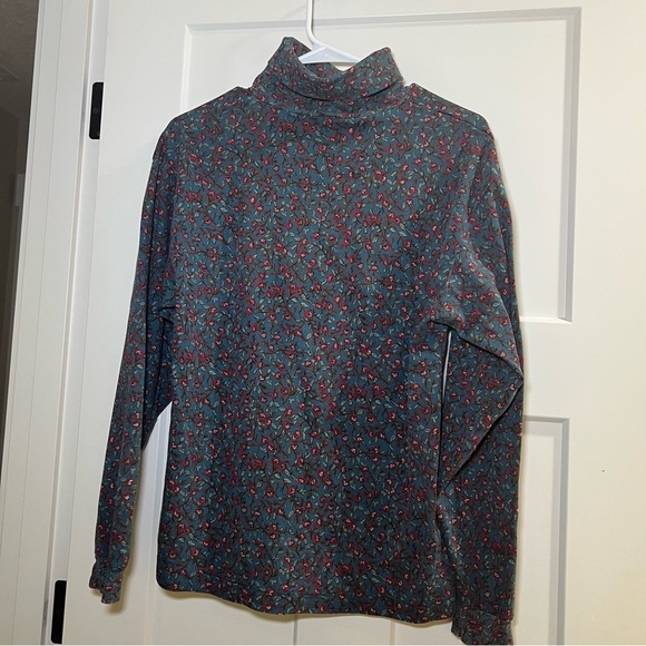 Vintage Eddie Bauer Women’s Jersey Turtleneck Cotton Women’s Size Large - Picture 5 of 7